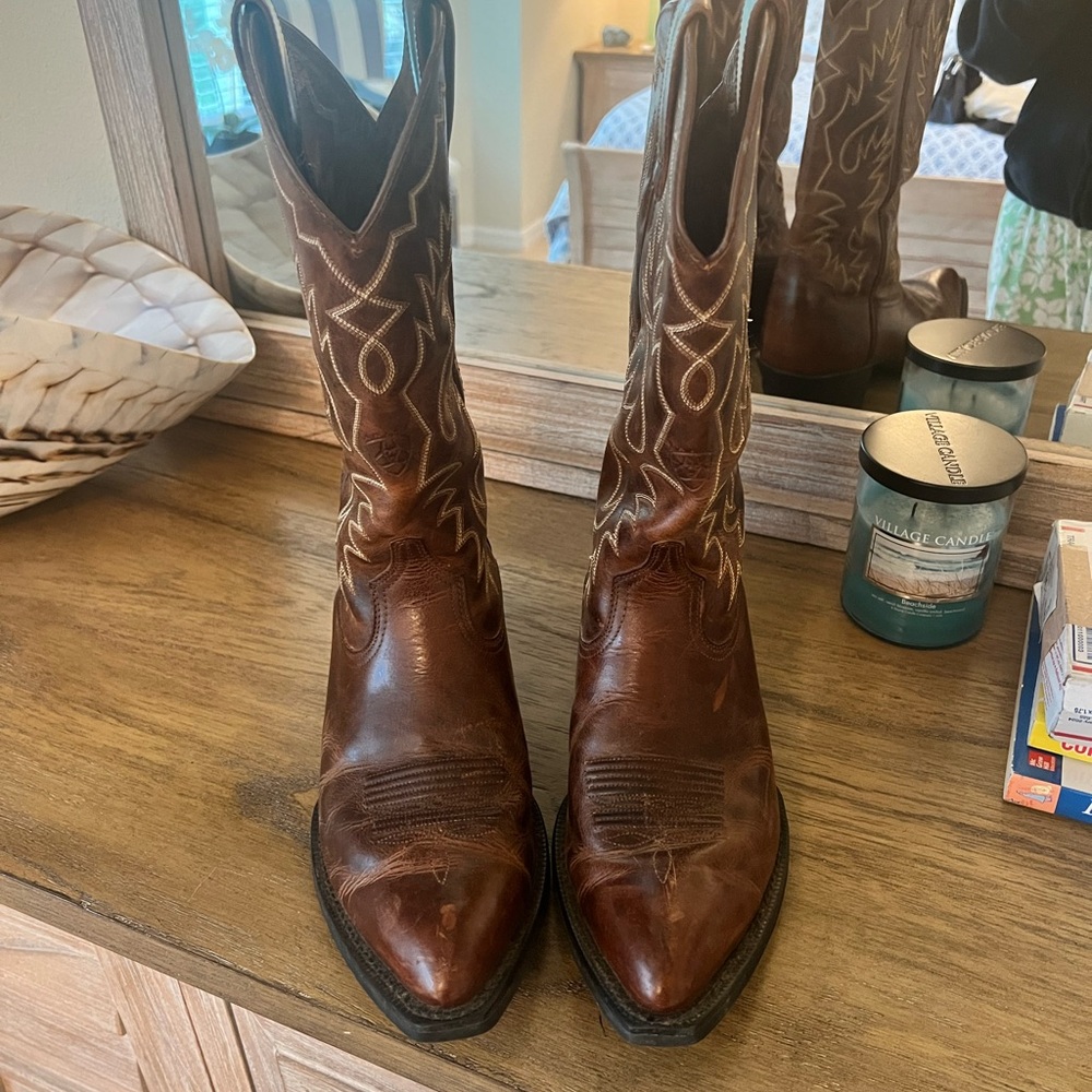 Ariat Brown Western Cowboy Boots